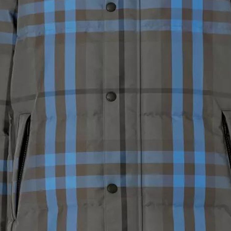 Burberry  Check Long Sleeve Down Jacket Gray 80585361 圖 9