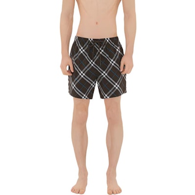 Burberry Seluar Renang Santai Poket Corak Dalam Kelabu Gelap. 80930991 Shop Burberry Seluar Renang Santai Poket Corak Dalam Kelabu Gelap. 80930991