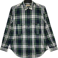 Burberry Check Print Long-Sleeve Button-Up Shirt Navy Blue 40618961 Burberry Check Print Long-Sleeve Button-Up Shirt Navy Blue 40618961