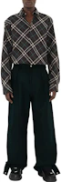 Shop Burberry 經典格紋長袖襯衫 多色款式 80933271