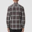 Shop Burberry 格紋長袖襯衫 單鈕門襟設計 80455611