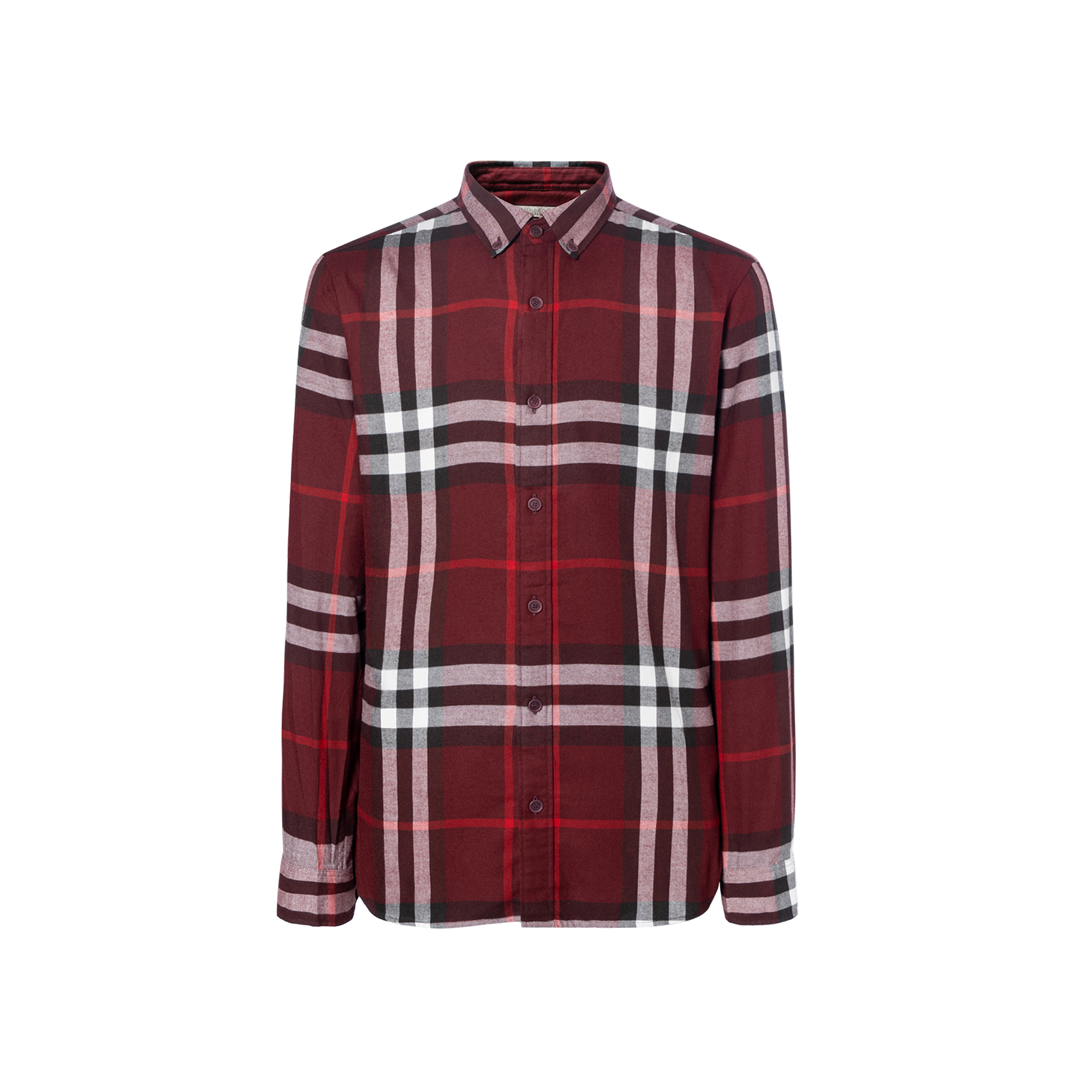 Burberry  Check Print Single-Breasted Long-Sleeve Shirt Multicolor. 40056111