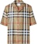 Order Burberry Check Short-Sleeve Button-Up Shirt in Archive Beige. 80502791
