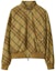Order Chaqueta Burberry Cuadros Cremallera Cuello Alto SS24 Cedro Talla Oversized 80814181