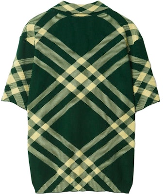 Burberry 格紋直筒版型短袖POLO衫 水仙黃 80810921 Lookbook Burberry 格紋直筒版型短袖POLO衫 水仙黃 80810921