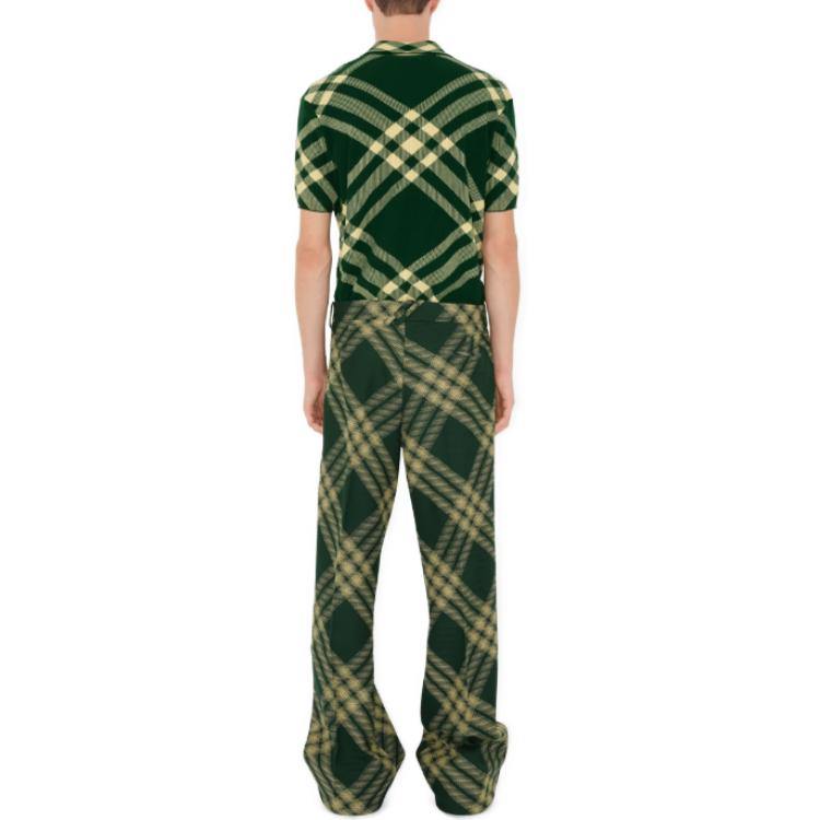 Purchase Burberry 格紋直筒版型短袖POLO衫 水仙黃 80810921