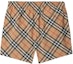 Lookbook Burberry Celana Renang Drawstring Kotak-Kotak Beige. 80873351