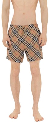 Burberry Celana Renang Drawstring Kotak-Kotak Beige. 80873351 Purchase Burberry Celana Renang Drawstring Kotak-Kotak Beige. 80873351