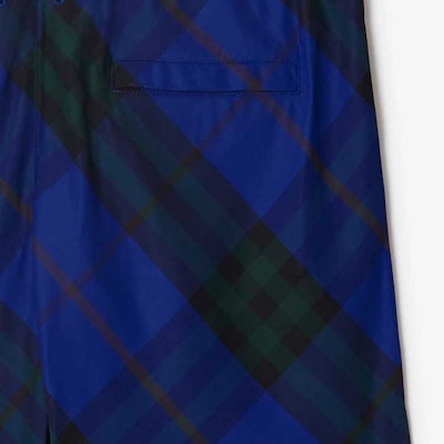 博柏利格纹休闲弹性腰骑士蓝沙滩短裤 80831601 Sizing 博柏利格纹休闲弹性腰骑士蓝沙滩短裤 80831601