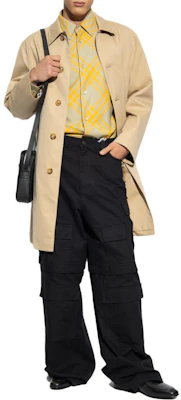 Burberry Checkered Long-Sleeve Shirt Yellow 80791651 Purchase Burberry Checkered Long-Sleeve Shirt Yellow 80791651