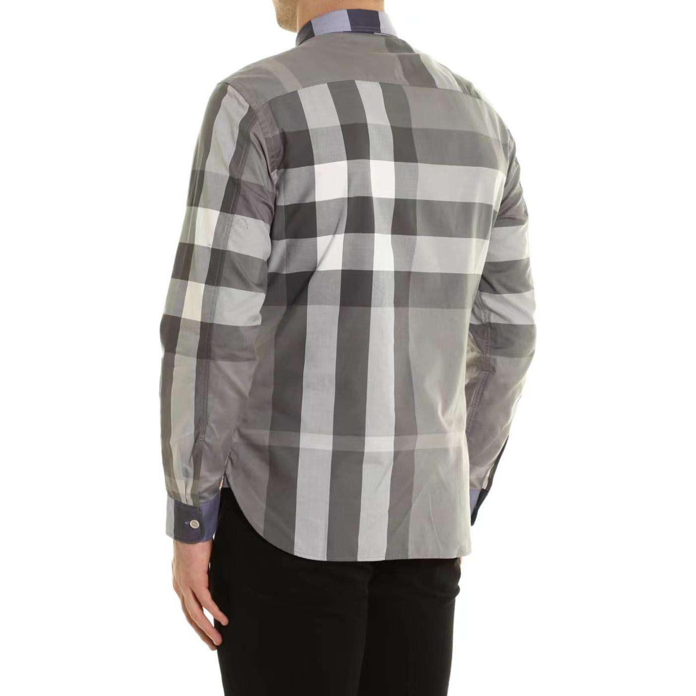 Burberry  Checkered Long Sleeve Casual Button-Up Shirt - Multi-Color 40437341 圖 5