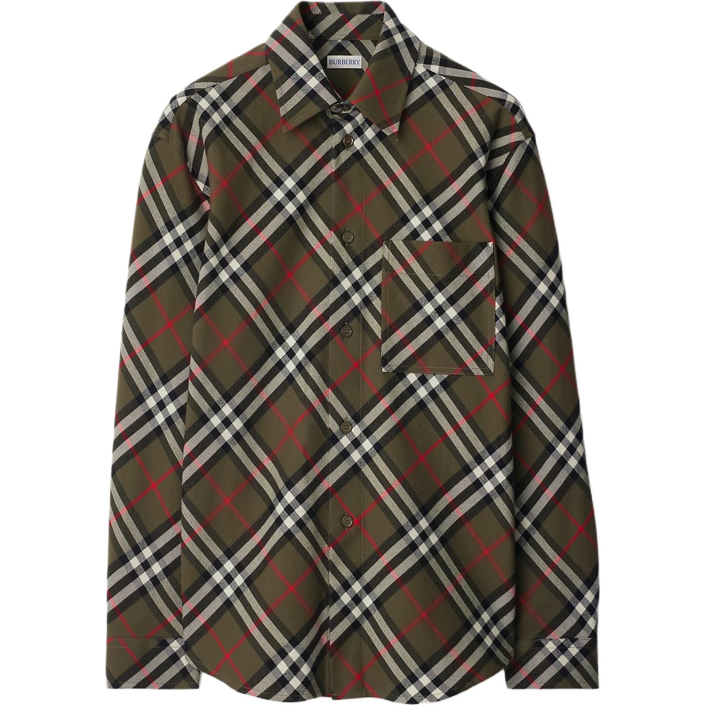 Burberry  Checkered Long Sleeve Shirt Brown 80953411 圖 2
