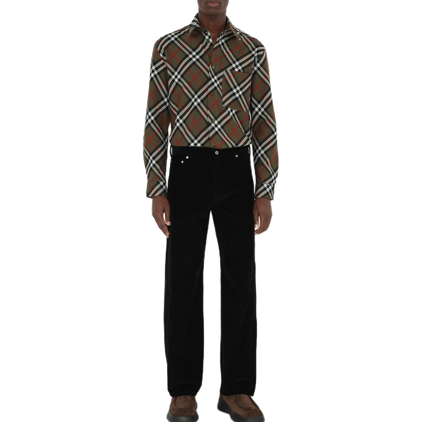 Burberry  Checkered Long Sleeve Shirt Brown 80953411 圖 3