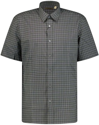 Burberry Kemeja Lengan Pendek Kotak-Kotak Kelabu Gelap. 80042291 Order Burberry Kemeja Lengan Pendek Kotak-Kotak Kelabu Gelap. 80042291