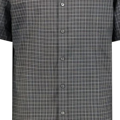 Burberry Kemeja Lengan Pendek Kotak-Kotak Kelabu Gelap. 80042291 Sizing Burberry Kemeja Lengan Pendek Kotak-Kotak Kelabu Gelap. 80042291