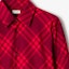 Lookbook Burberry Kemeja Lengan Panjang Kotak-Kotak Merah Raspberry. 80791641