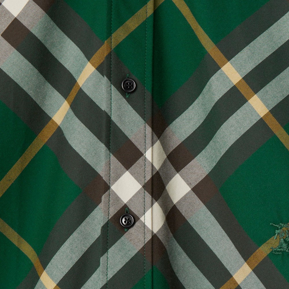 Burberry  Checkered Single-Breasted Long Sleeve Shirt 80828861 圖 7