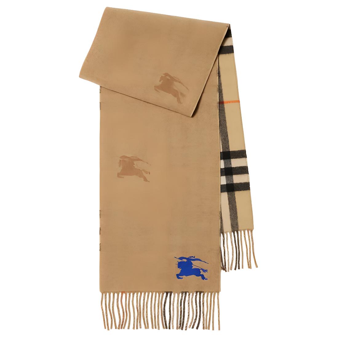 Burberry  Color-Block Cashmere Scarf in Brown. 8094710
