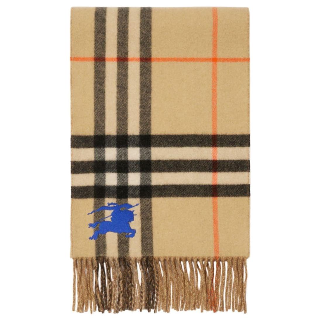 Burberry  Color-Block Cashmere Scarf in Brown. 8094710 圖 3