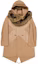 Buy Burberry Color-Block Hooded Zip Mid-Length Slim Fit Coat 45589211