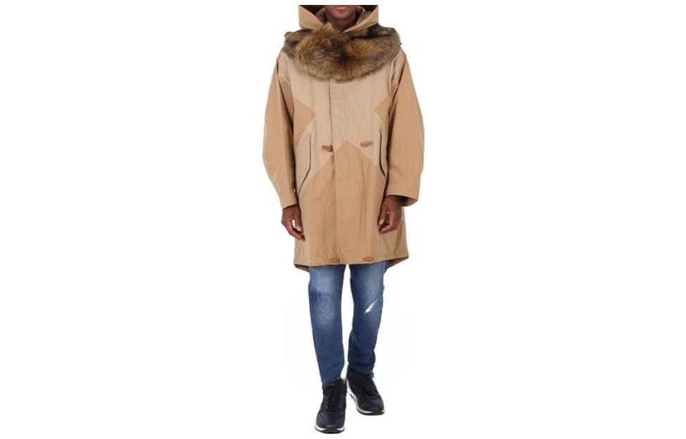 Burberry  Color-Block Hooded Zip Mid-Length Slim Fit Coat 45589211 圖 2