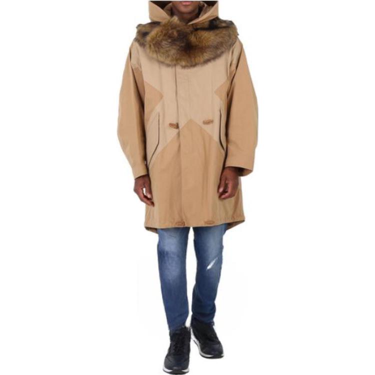 Burberry  Color-Block Hooded Zip Mid-Length Slim Fit Coat 45589211 圖 3