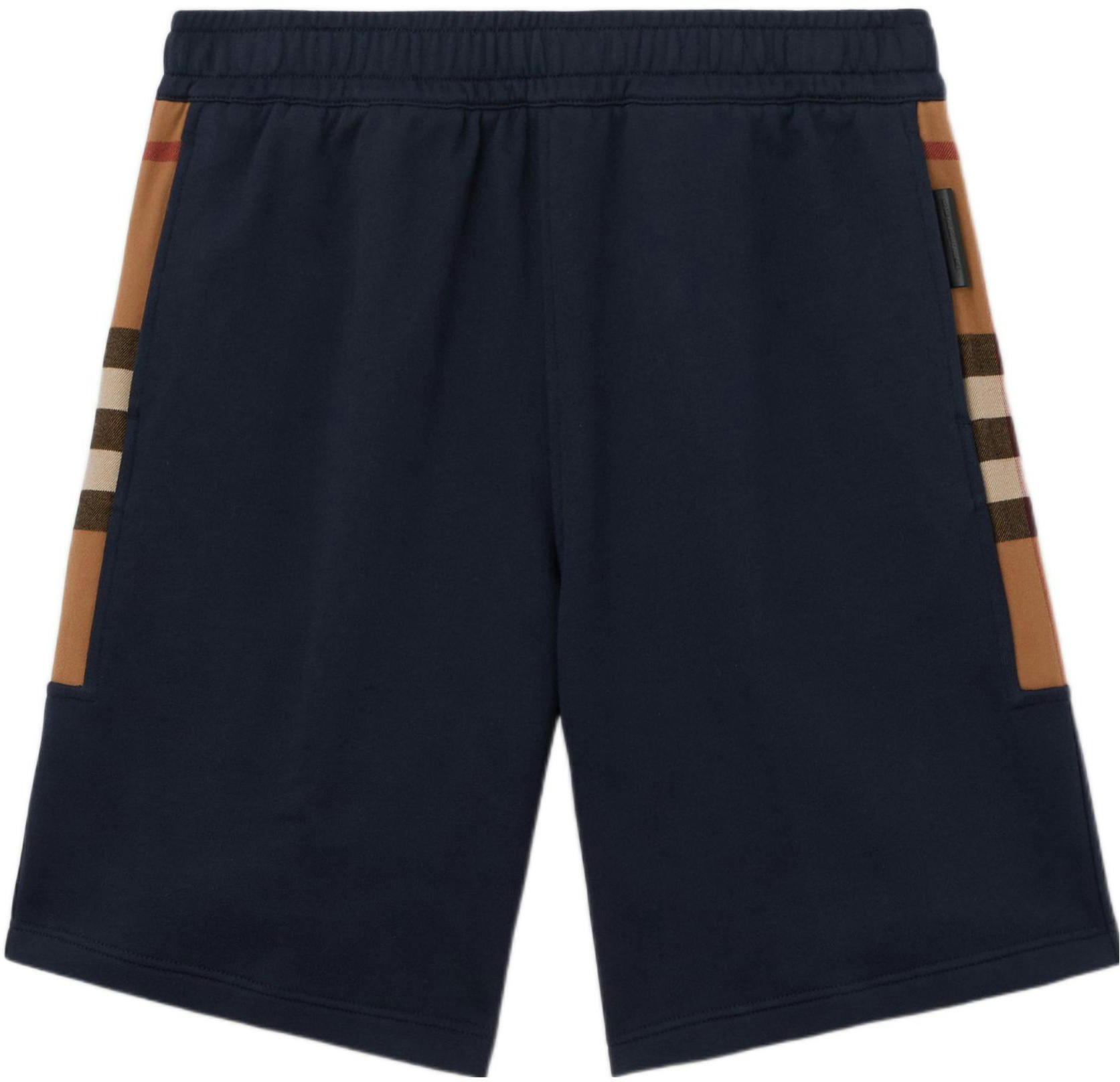 burberry-color-block-plaid-cotton-casual-shorts-coal-blue-80575171