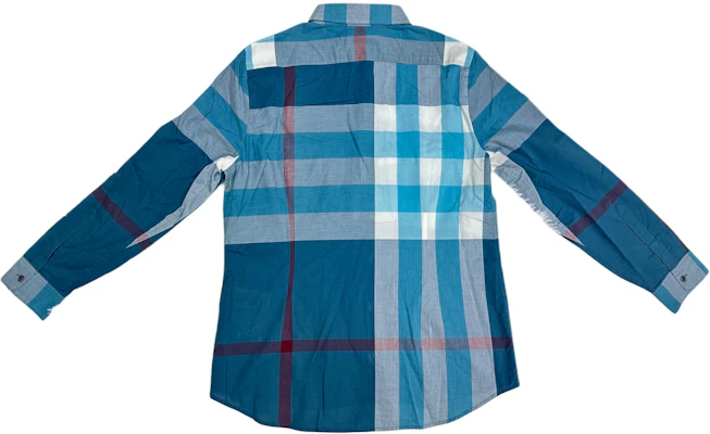 Burberry Colorblock Check Long Sleeve Casual Shirt Multicolor 39764771 Lookbook Burberry Colorblock Check Long Sleeve Casual Shirt Multicolor 39764771