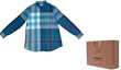 Shop Burberry Colorblock Check Long Sleeve Casual Shirt Multicolor 39764771