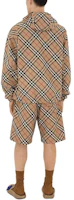 Purchase Burberry Colorblock Check Pattern Casual Shorts Beige 80872241