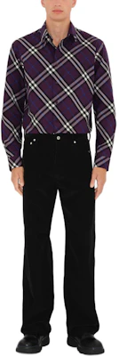 Burberry Kemeja Ungu Lengan Panjang Check Colorblock Single-Breasted 80953371 Purchase Burberry Kemeja Ungu Lengan Panjang Check Colorblock Single-Breasted 80953371