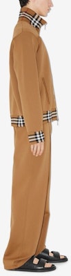 Burberry Celana Kasual Straight-Leg Colorblock Check Beige. 80718631 Purchase Burberry Celana Kasual Straight-Leg Colorblock Check Beige. 80718631