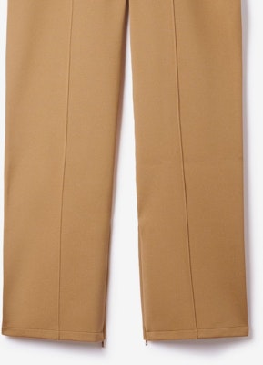 Burberry Celana Kasual Straight-Leg Colorblock Check Beige. 80718631 Sizing Burberry Celana Kasual Straight-Leg Colorblock Check Beige. 80718631