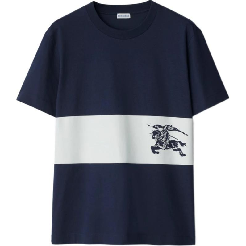 Burberry  Colorblock Crewneck Slim Fit T-Shirt Blue 80959351 圖 2