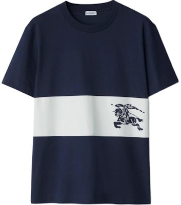 Burberry Colorblock Crewneck Slim Fit T-Shirt Blue 80959351 Order Burberry Colorblock Crewneck Slim Fit T-Shirt Blue 80959351