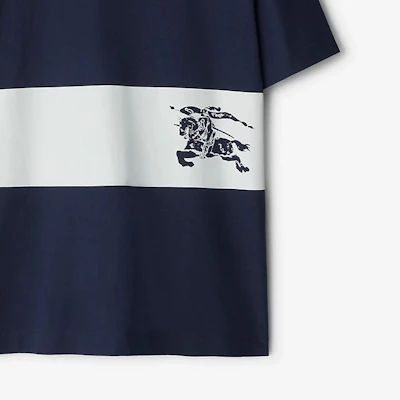 Burberry Colorblock Crewneck Slim Fit T-Shirt Blue 80959351 Sizing Burberry Colorblock Crewneck Slim Fit T-Shirt Blue 80959351