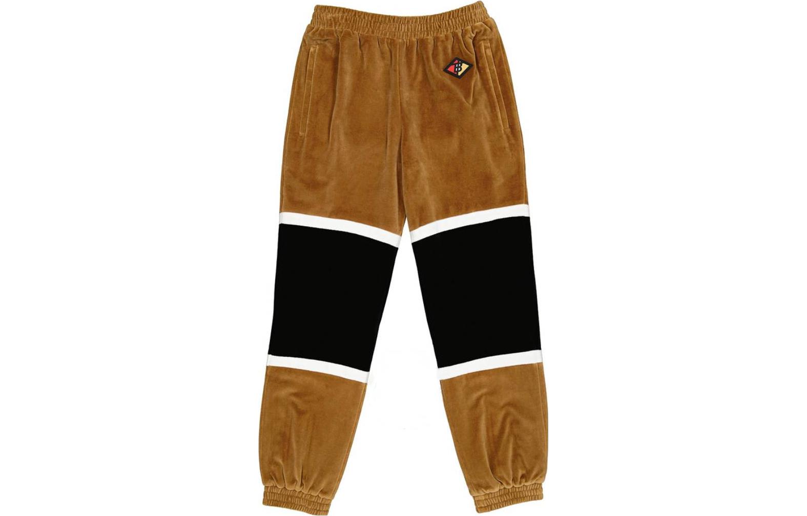 Burberry  Colorblock Elastic Waist Joggers Deep Walnut Brown. 45589391