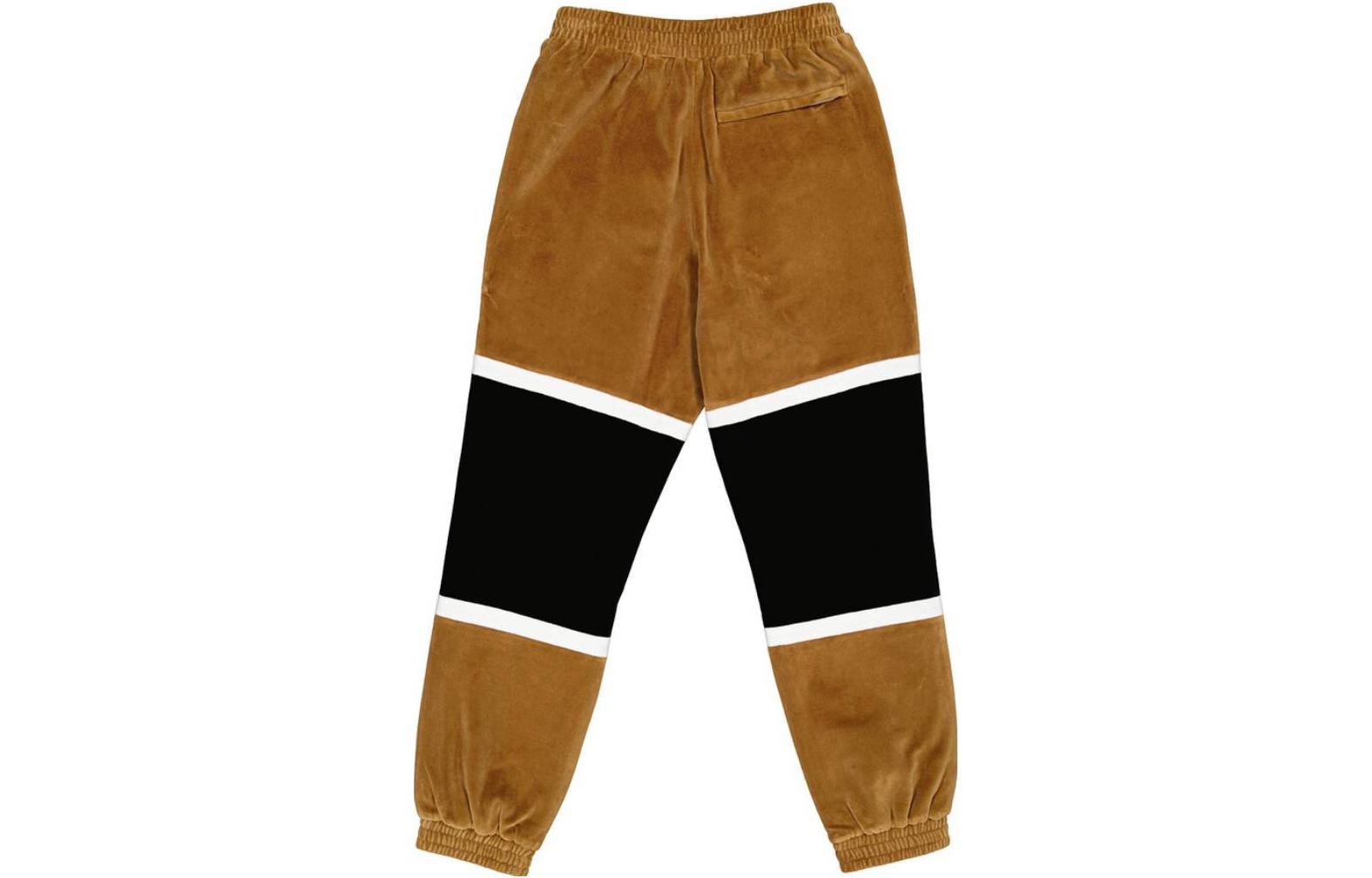 Lookbook Burberry 深棕色拼接鬆緊腰運動長褲 45589391