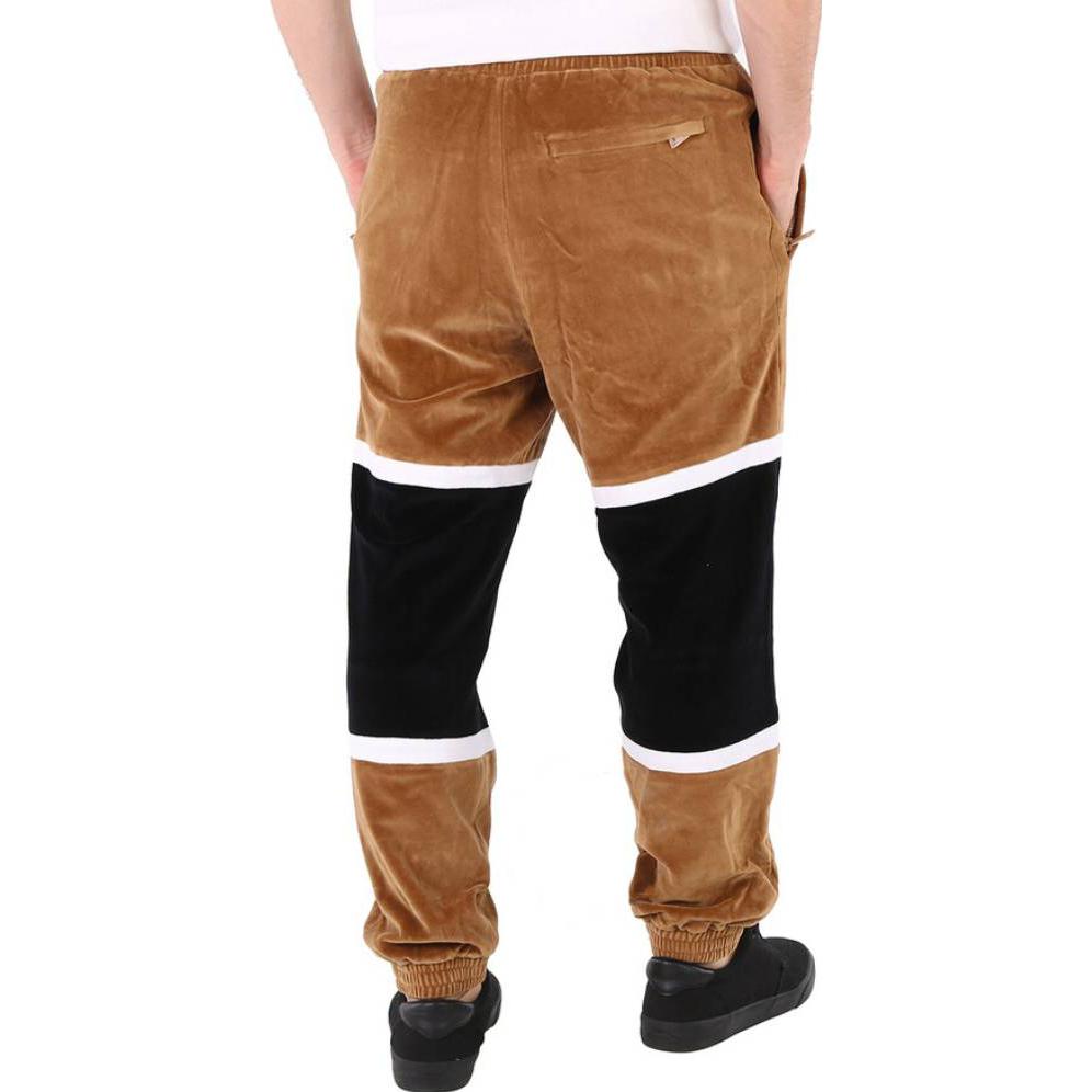 Purchase Burberry 深棕色拼接鬆緊腰運動長褲 45589391