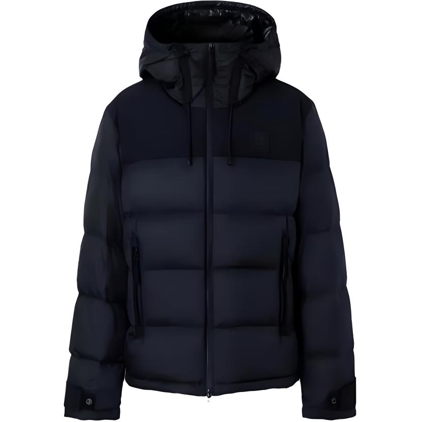 Burberry  Colorblock Logo Hooded Down Jacket 80616601