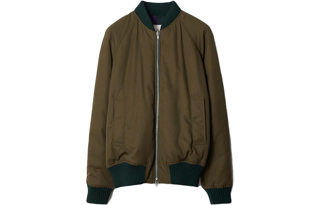 Lookbook 博柏利拼色印花双面拉链夹克 多色 80788991