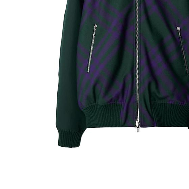 Details for 博柏利拼色印花双面拉链夹克 多色 80788991