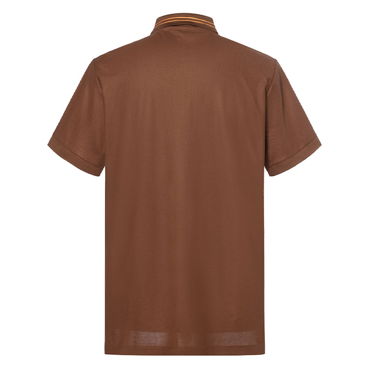 Burberry  Colorblock Striped Casual Polo Shirt Brown 80707761 圖 3