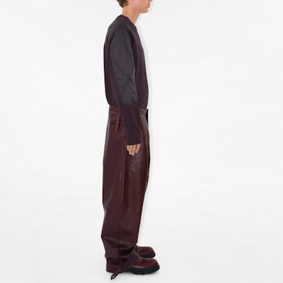 Burberry Contrast Crewneck Pullover Sweatshirt - Berry Color. 80775301 Purchase Burberry Contrast Crewneck Pullover Sweatshirt - Berry Color. 80775301