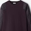 Details for Burberry Contrast Crewneck Pullover Sweatshirt - Berry Color. 80775301