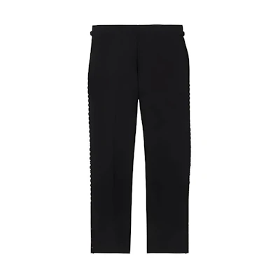 Burberry Crystal Embellished Casual Pants Black SS23 Evening Collection. 80641031