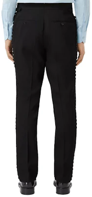 博柏利水晶装饰休闲裤黑色SS23晚装系列 80641031 Shop 博柏利水晶装饰休闲裤黑色SS23晚装系列 80641031