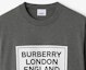 Purchase Burberry Dark Grey Logo Print Crewneck Short Sleeve T-Shirt 80847371