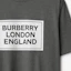 Details for Burberry Dark Grey Logo Print Crewneck Short Sleeve T-Shirt 80847371