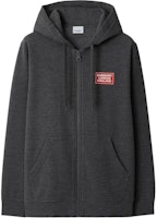 Burberry Dark Grey Zip-Up Hoodie with Letter Logo Design 80843471 Burberry Dark Grey Zip-Up Hoodie with Letter Logo Design 80843471